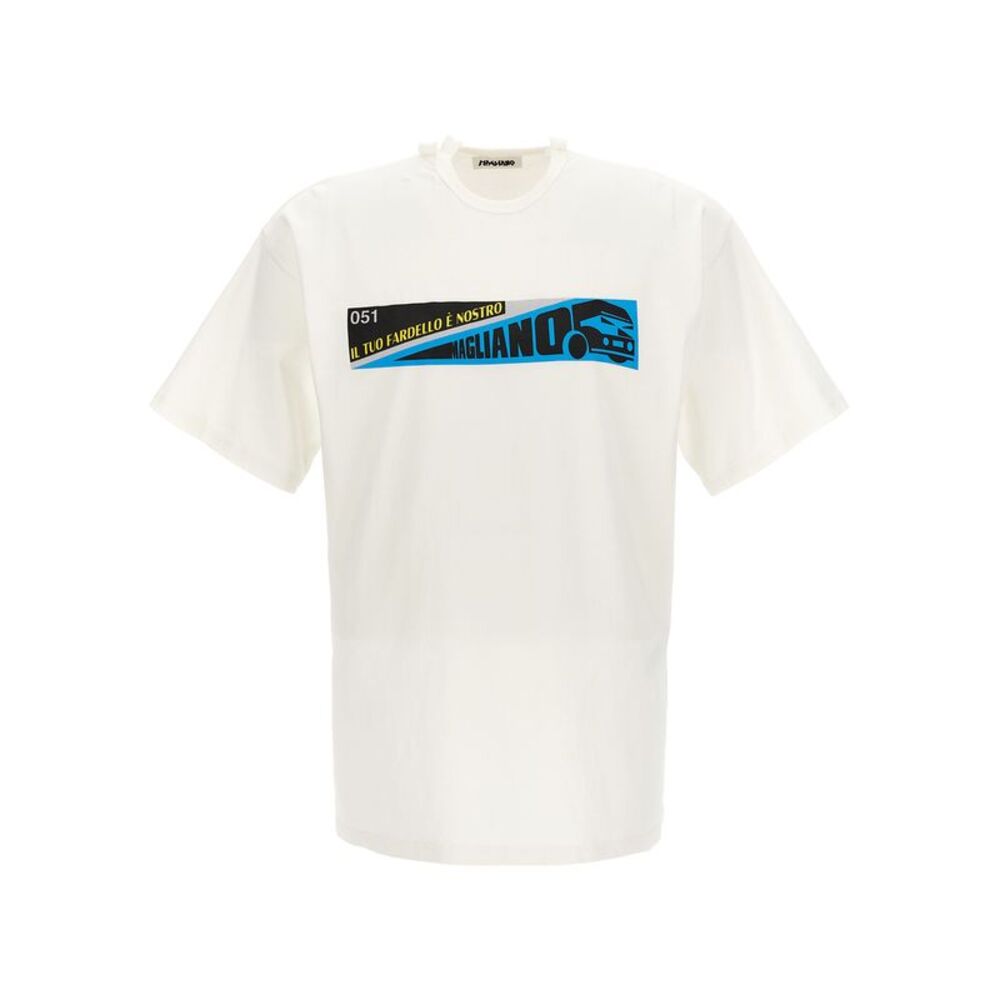 Magliano White Cotton Men's T-Shirt